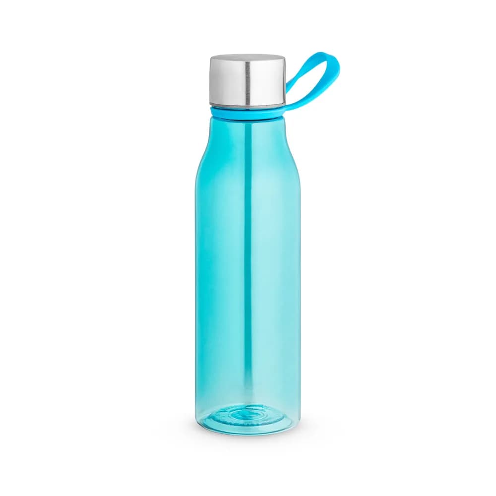 Recycelte PET-Flasche (100 % rPET) mit glänzender, transluzenter Oberfläche - SENNA - Hellblau