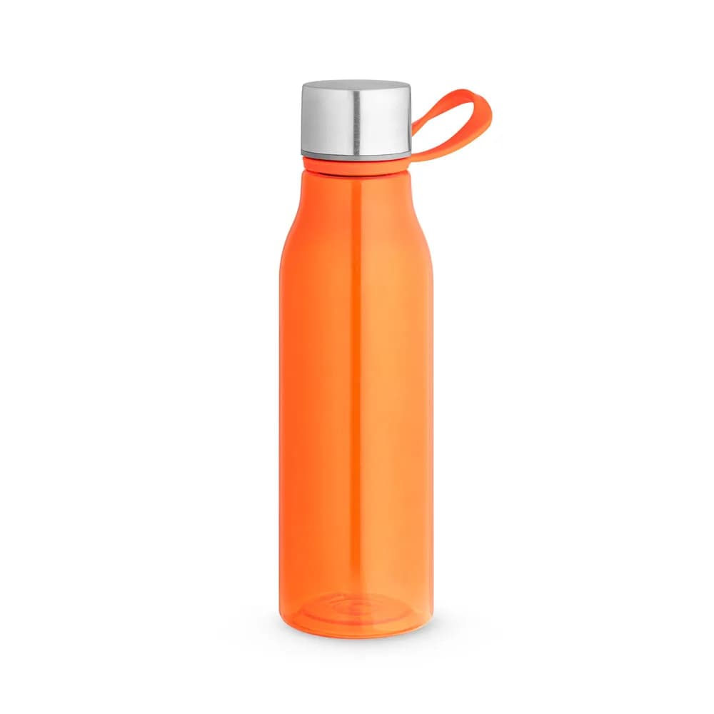 Recycelte PET-Flasche (100 % rPET) mit glänzender, transluzenter Oberfläche - SENNA - Orange