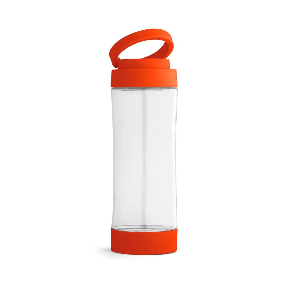 Sportflasche aus Glas mit PP-Verschluss 390 ml - QUINTANA - Orange