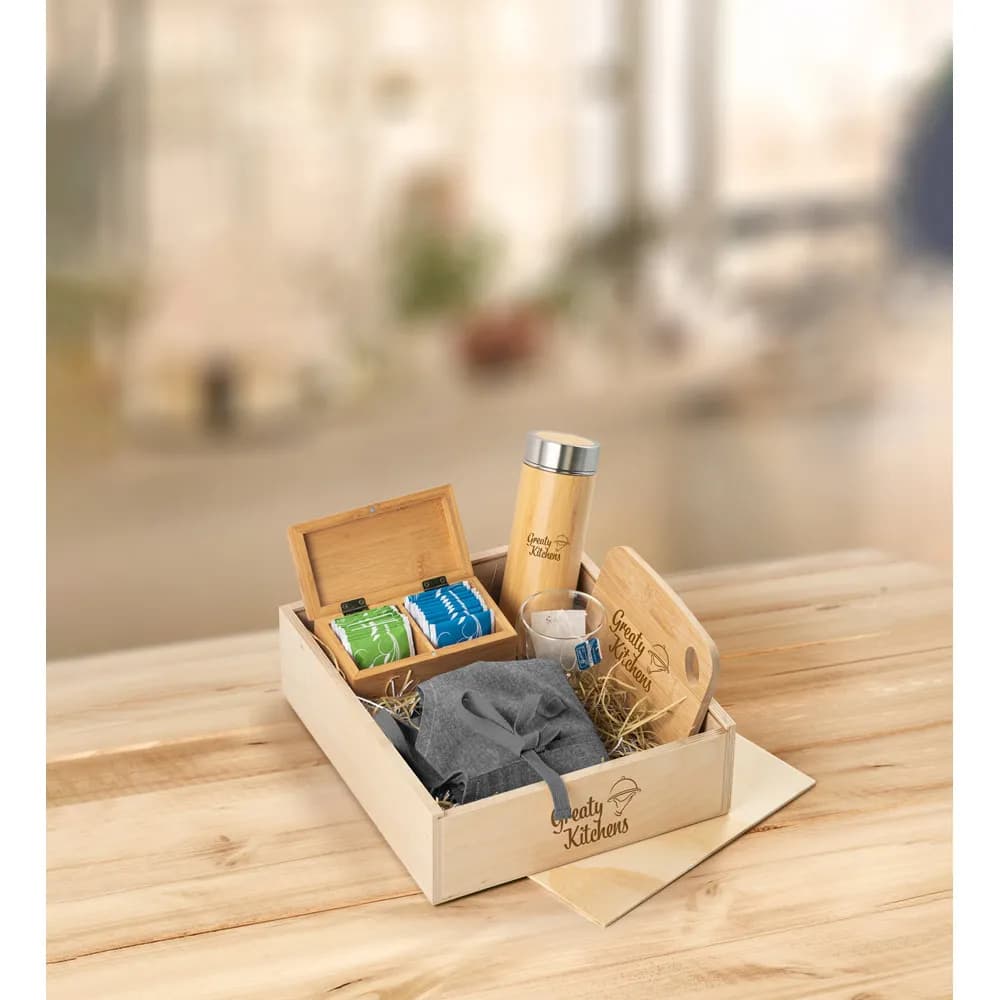 Holzschachtel L - BOXIE WOOD L - Natur - dunkel