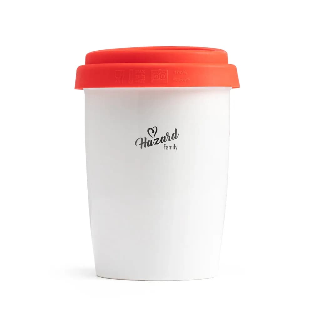 Reisebecher - HAZARD - Rot