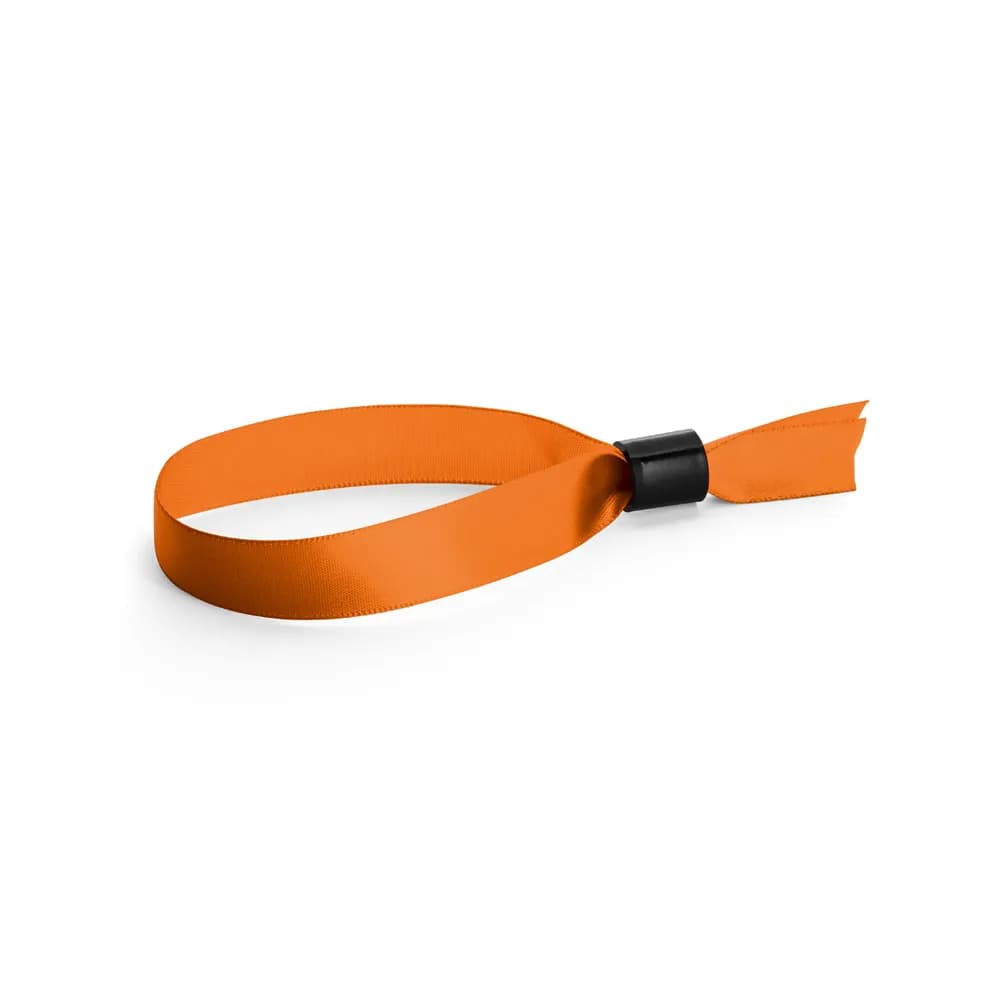 Veranstaltungsarmband aus Satin - SECCUR - Orange