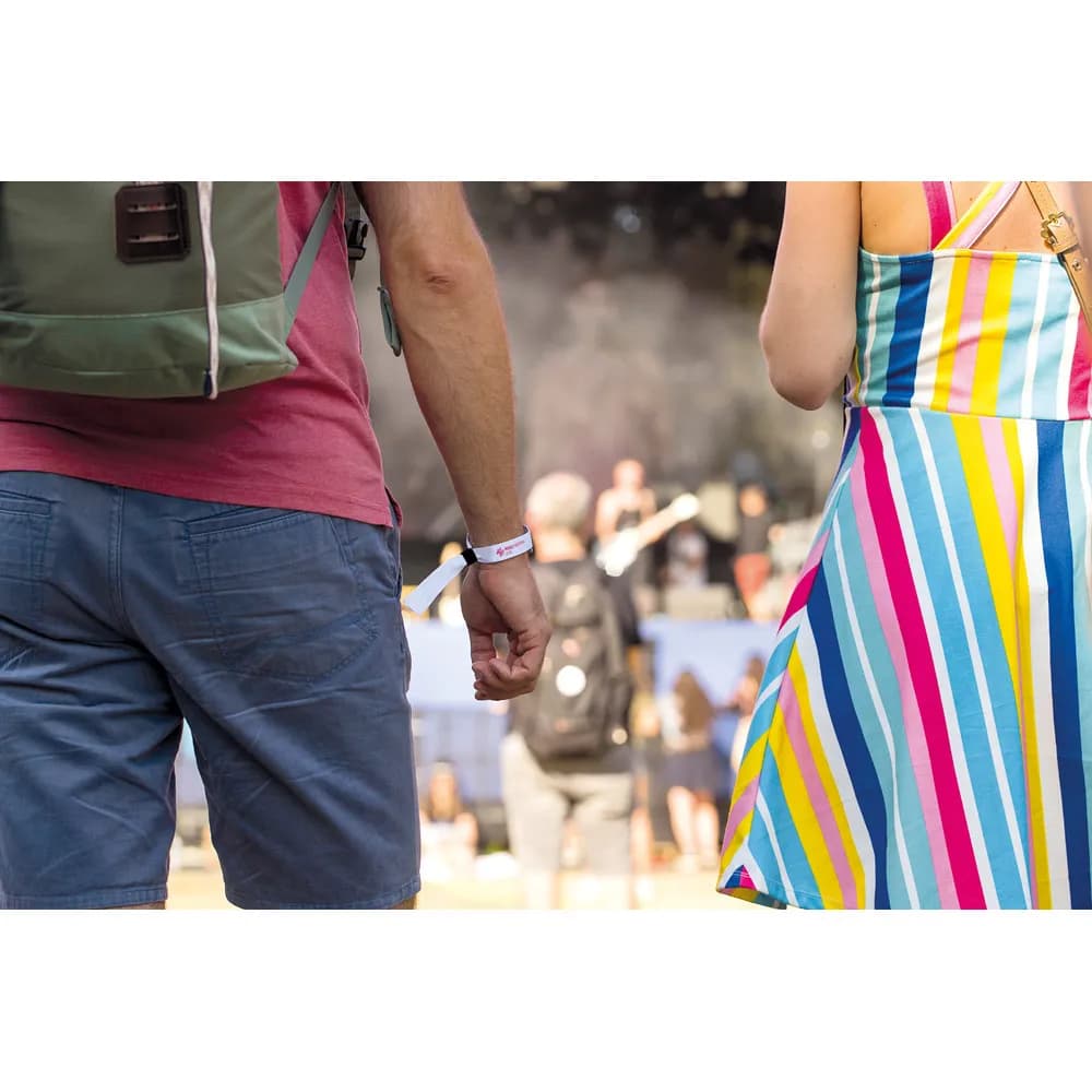 Veranstaltungsarmband aus Satin - SECCUR - Schwarz