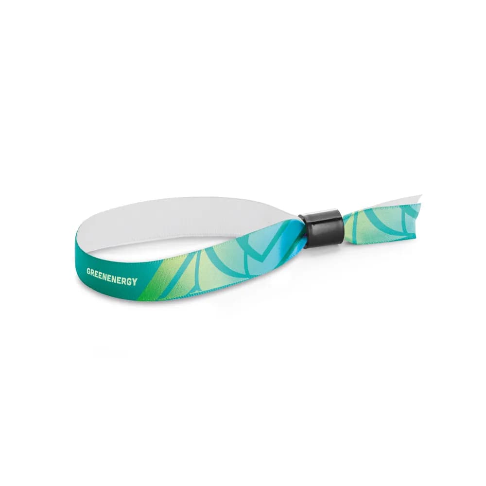 SET Lanyard SUBLIMATION Slim I (15 mm) Polyesterarmband mit Sicherheitsverschluss - MENDOZA - Weiß