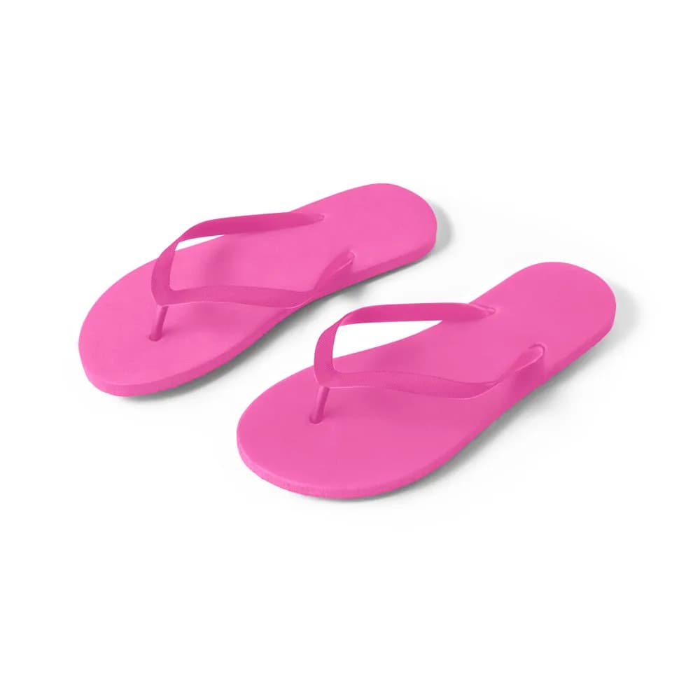 Bequeme Flip-Flops mit PE-Sohle und PVC-Riemen - MAUPITI S / M - Rosa