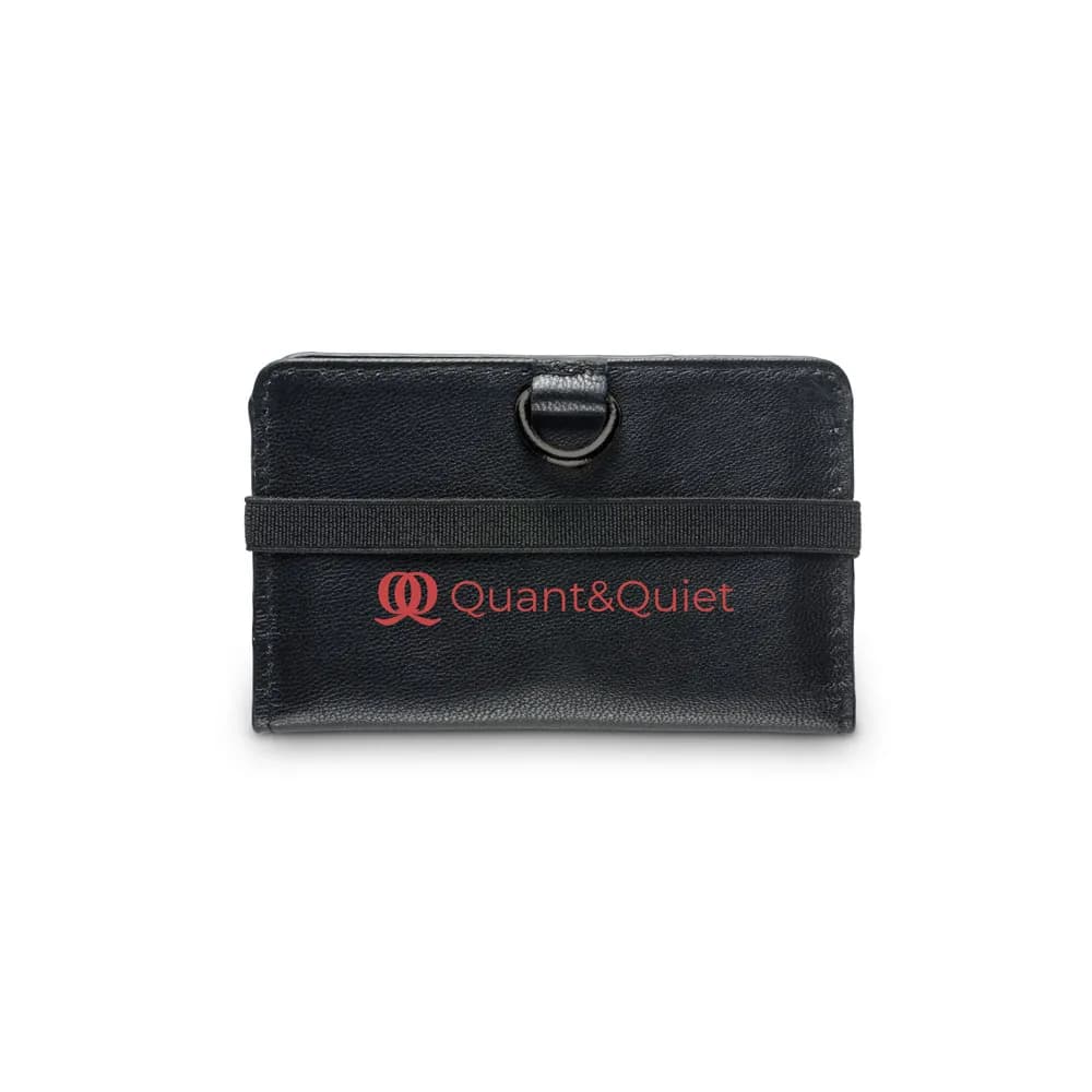 Geldbörse aus Leder mit RFID für 10 Kreditkarten - ORVYN - Schwarz