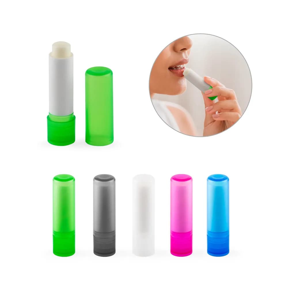 Veganer Lippenbalsam aus recyceltem ABS (100% rABS) und PP, mit Vanille-Aroma - JOLIE VEGAN - Rosa