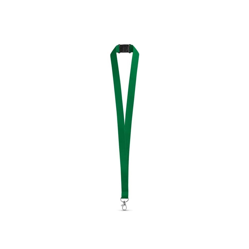 Lanyard aus Polyester mit Sicherheitsverschluss - LEEDS - Grün