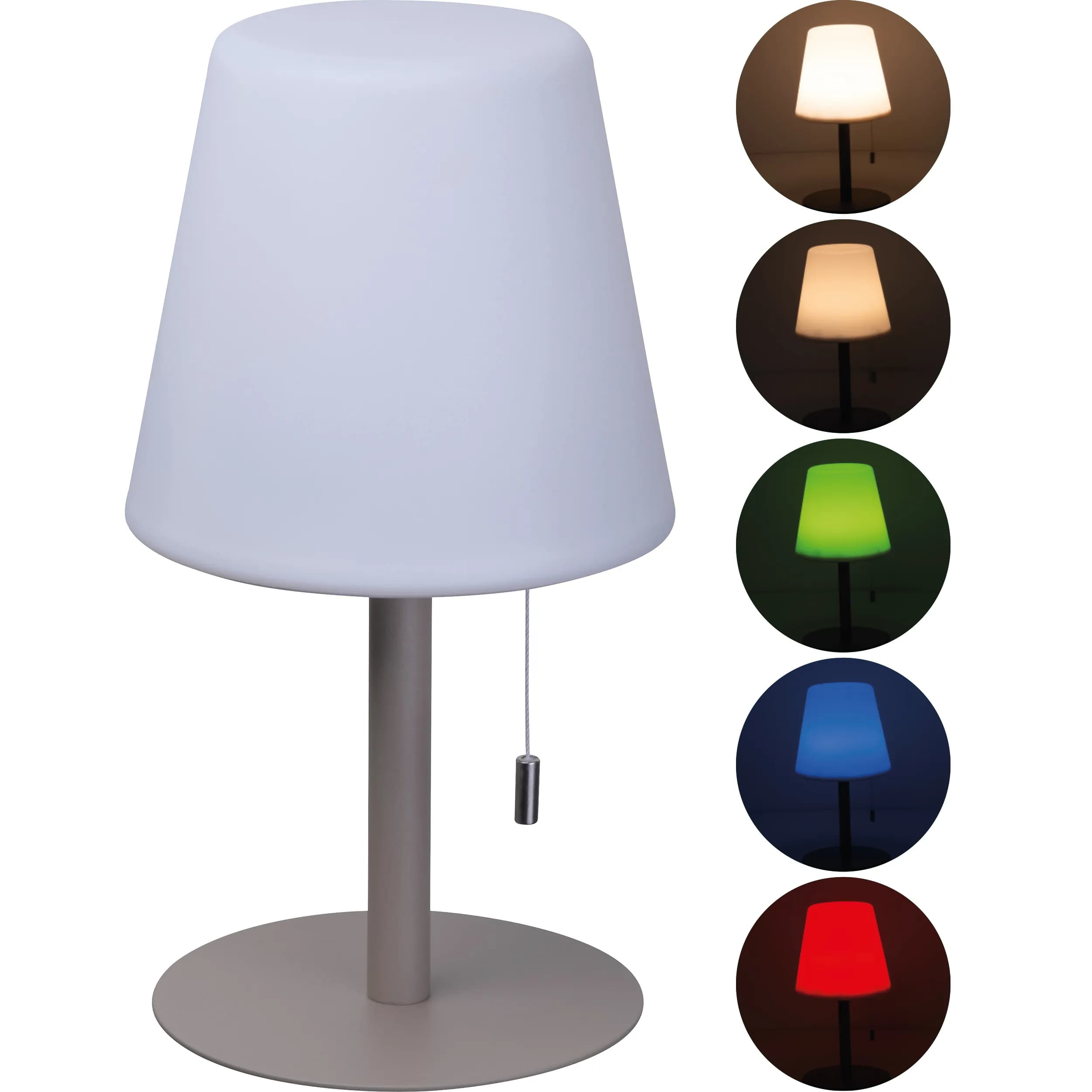 Outdoor Lampe mit Farbwechsel CARL - weiss