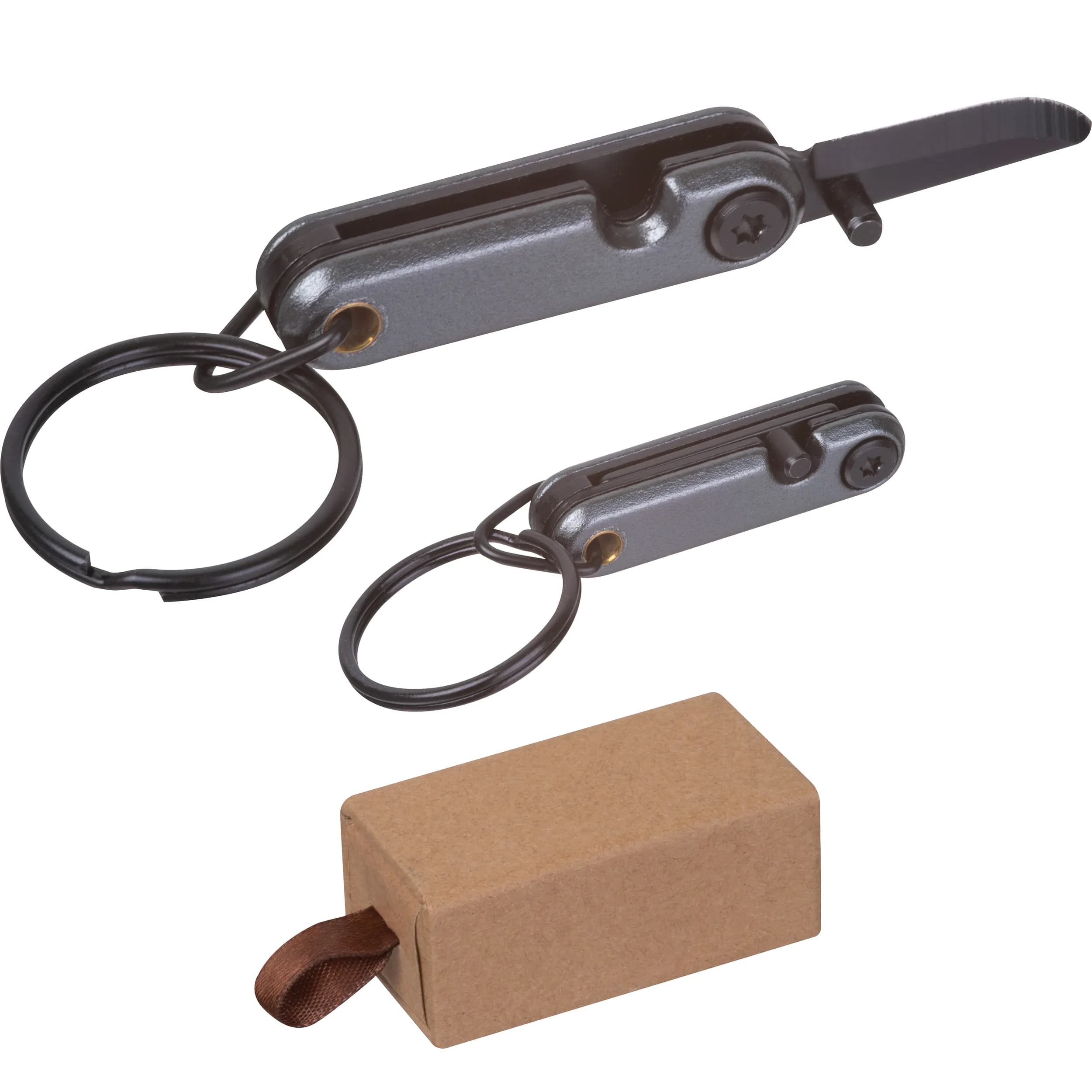 Mini Edelstahl Taschenmesser HOWARD - anthrazit