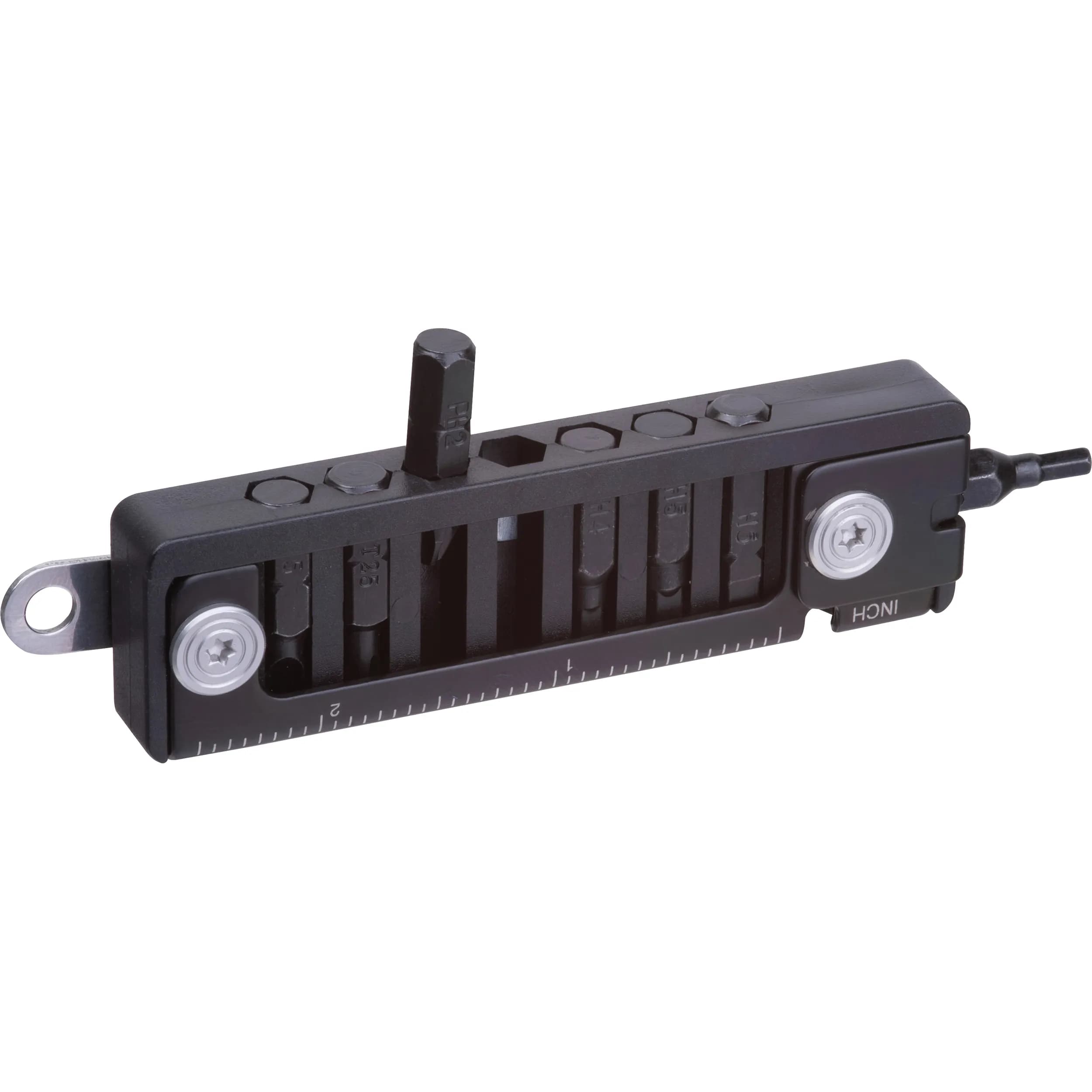 8-teiliges Multitool aus Edelstahl ADRIANA - schwarz