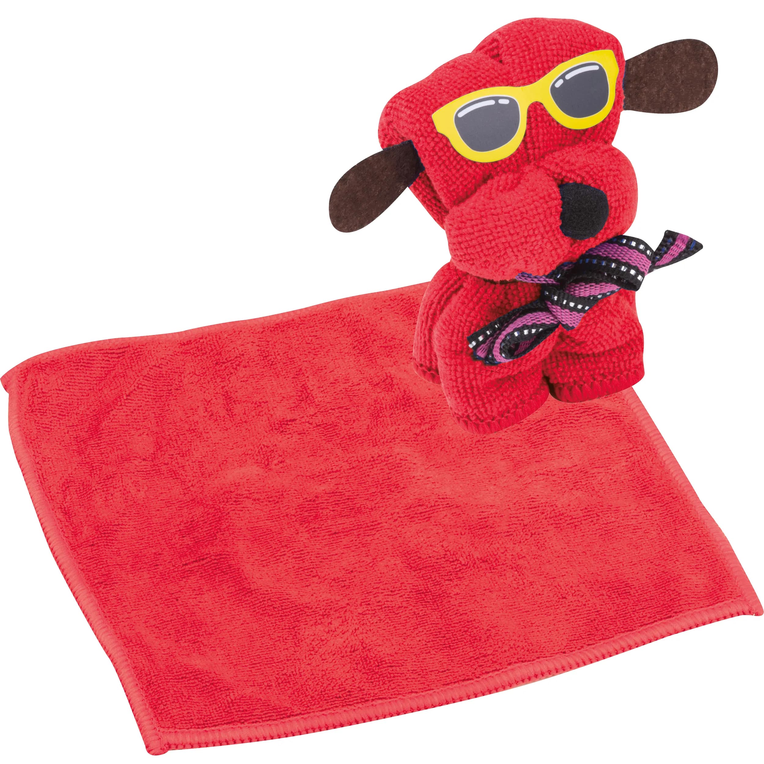 Cartoon Handtuch FLAVIO - rot