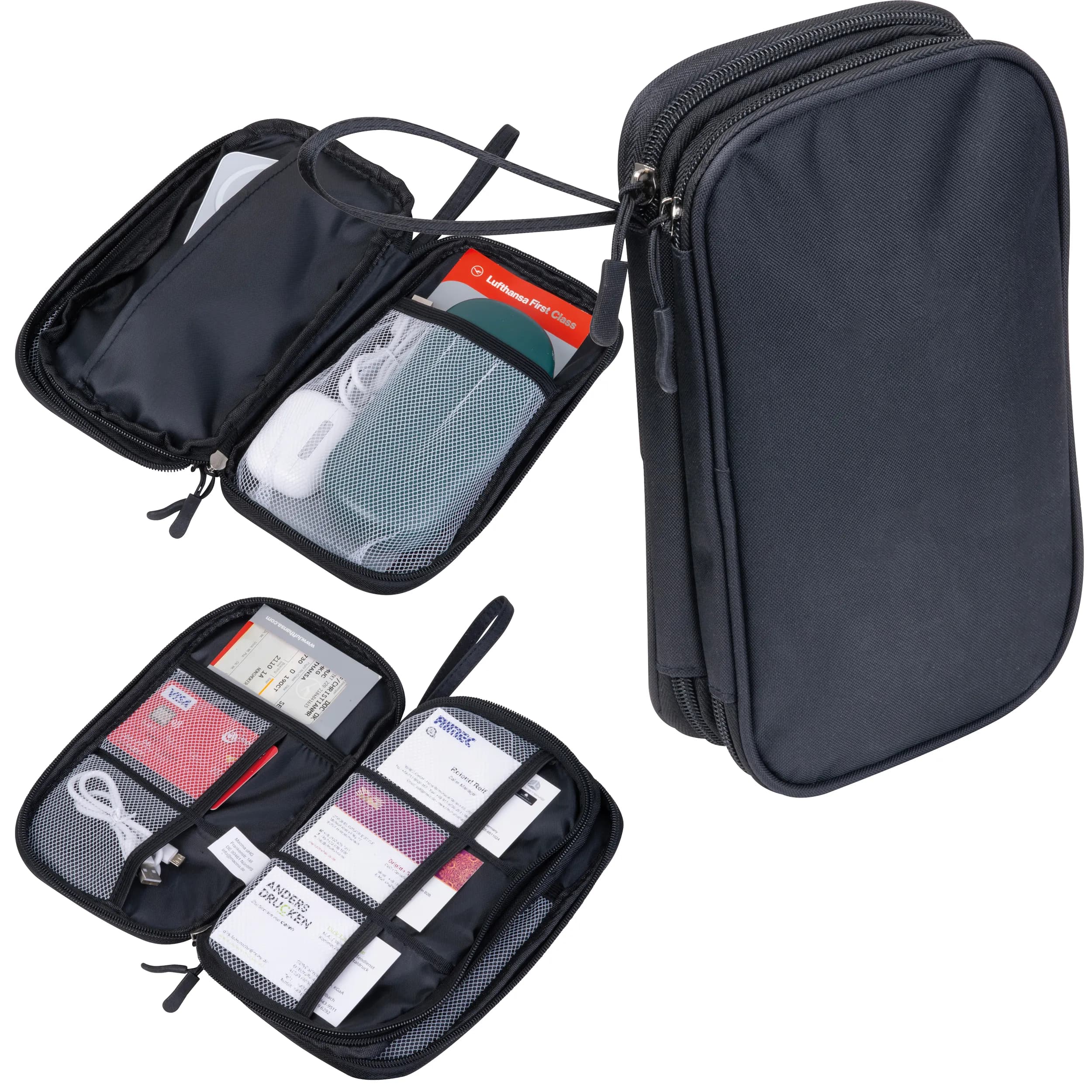 RPET Travel Case OTYLIA - schwarz