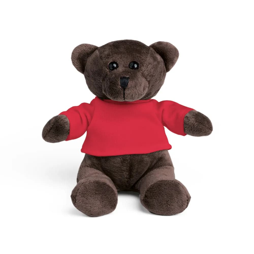 Teddybär Plüschtier mit T-Shirt - BEAR - Rot