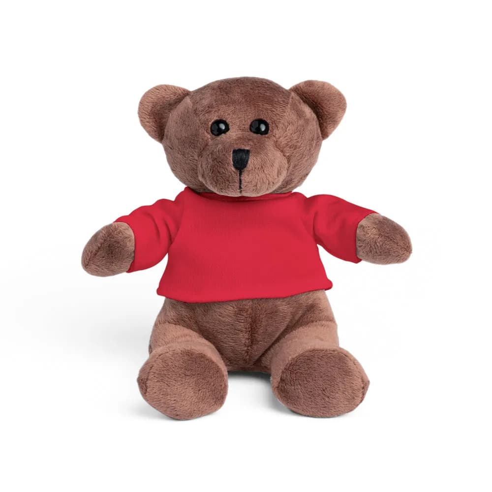 Teddybär Plüschtier mit T-Shirt - BEAR - Rot