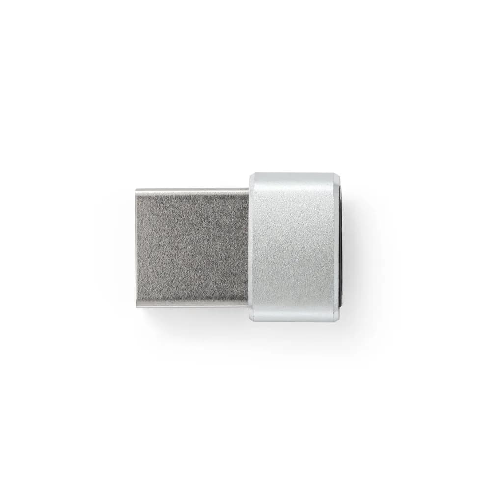 Set aus 2 Aluminium USB-A / USB-C Adaptern - MINSKY - Satinsilber
