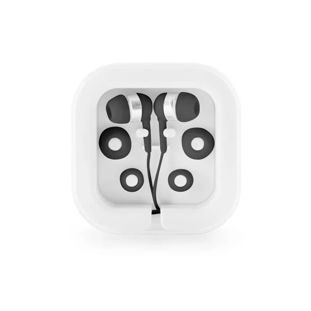 In-Ear Kopfhörer mit 1.2 Meter langem USB-C-Kabel und integriertem Mikrofon aus ABS - PRESLEY - Schwarz