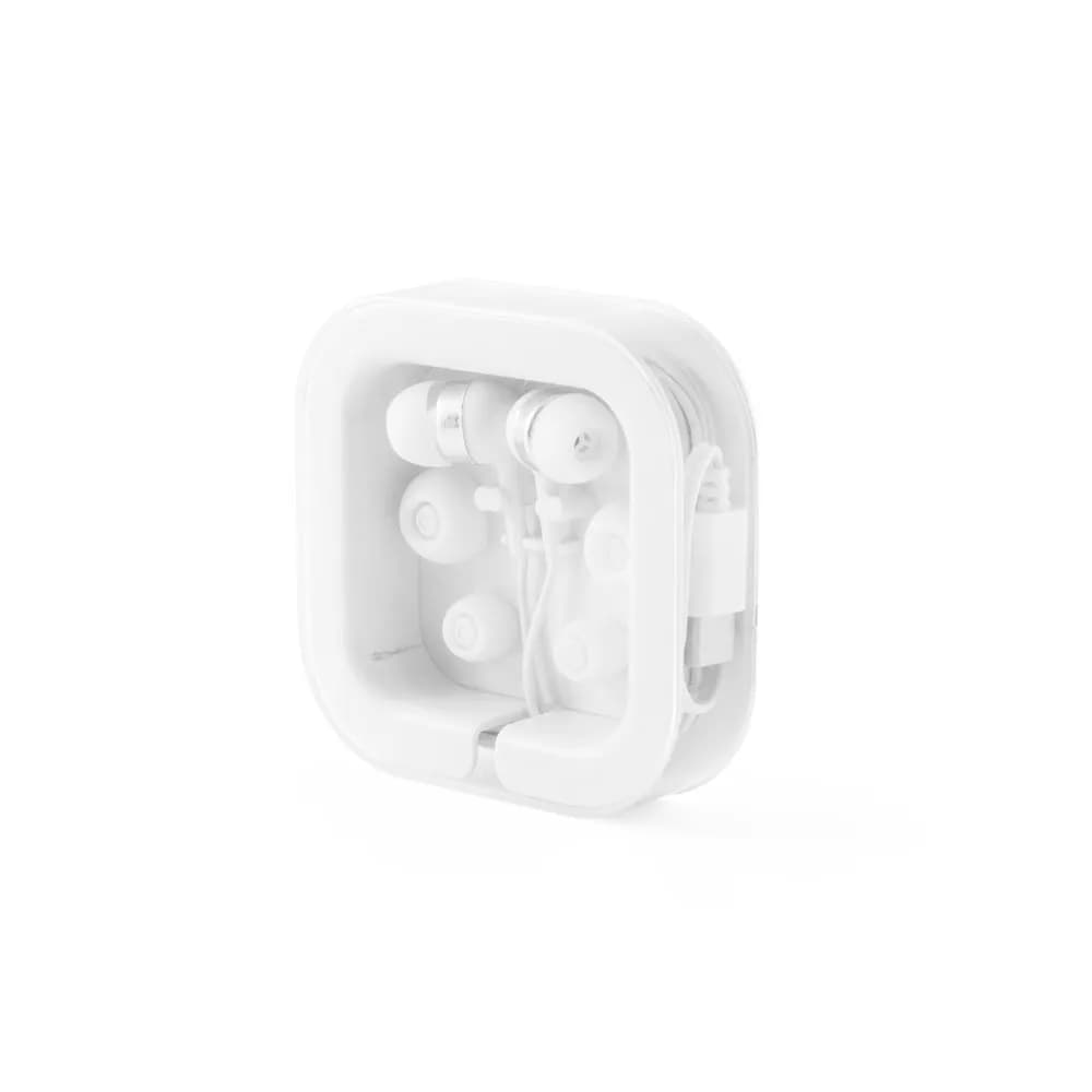 In-Ear Kopfhörer mit 1.2 Meter langem USB-C-Kabel und integriertem Mikrofon aus ABS - PRESLEY - Weiß