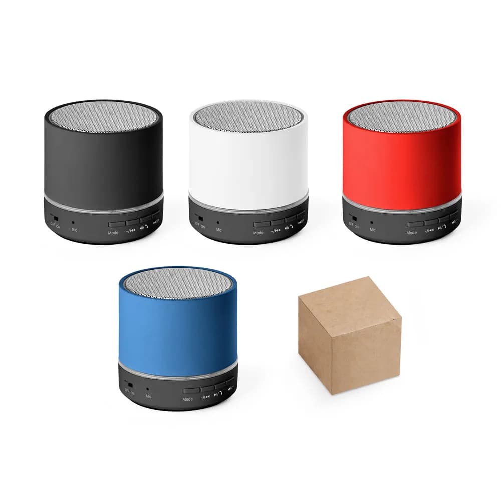 Lautsprecher mit 3W und 4h30m Akkulaufzeit aus Recyceltes ABS (100% rABS) - RE-PEREY - Schwarz