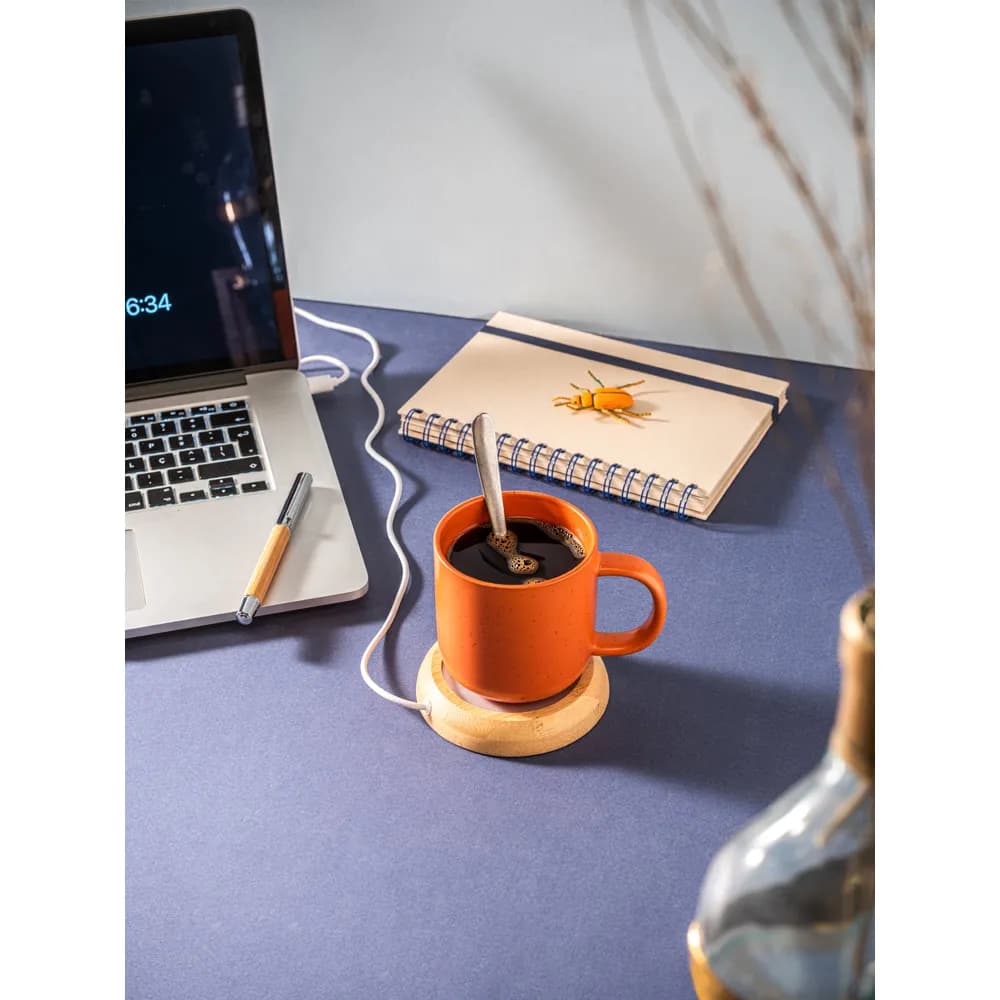 Tassenwärmer mit Körper aus Bambus - GATES - Natur