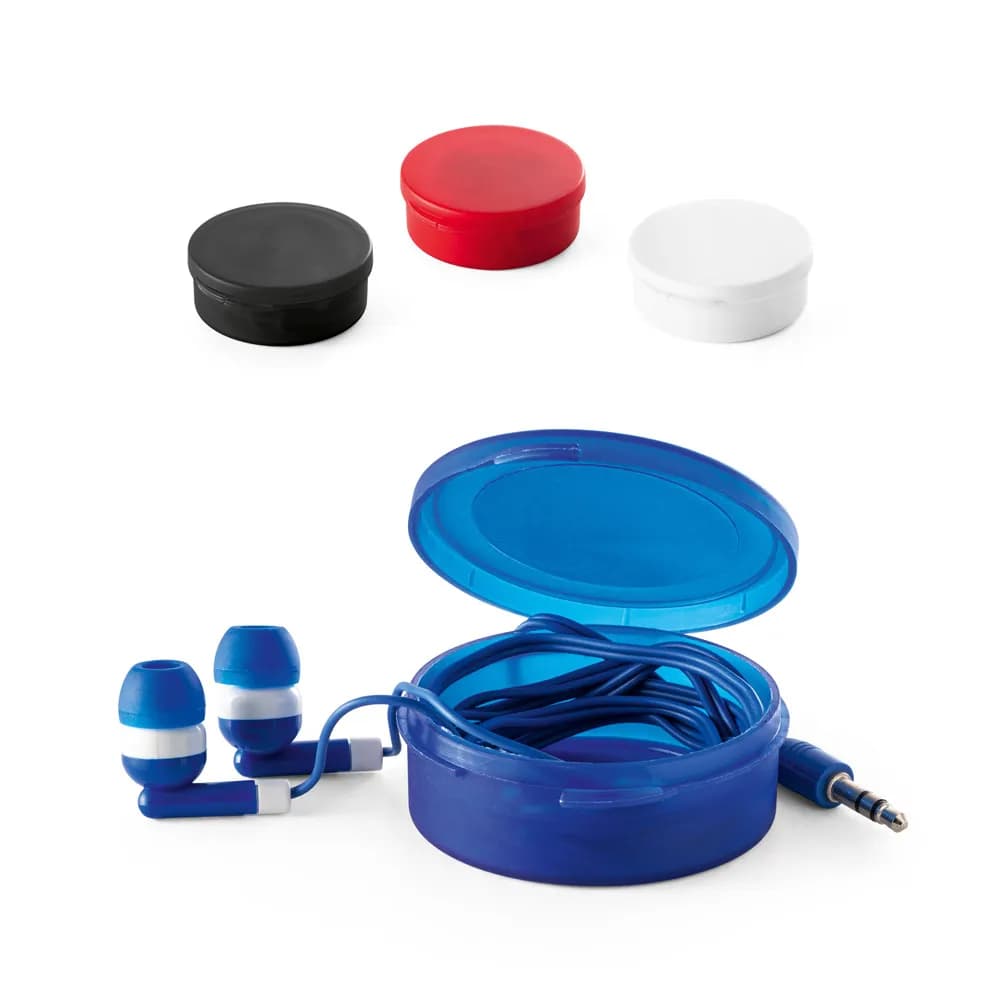 In-Ear Kopfhörer mit 1.2 Meter langem Kabel aus ABS - GERMAIN - Schwarz