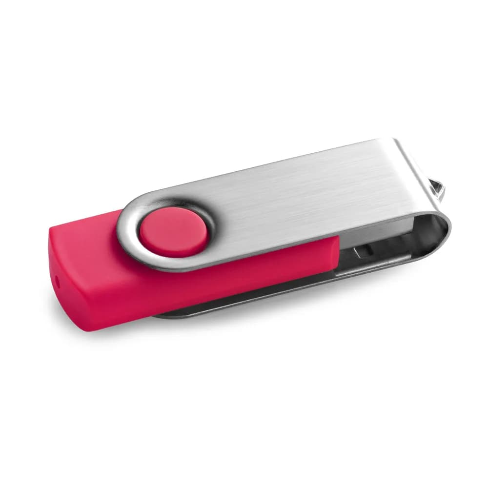 USB-Stick 8 GB mit Metallclip - CLAUDIUS 8GB - Rosa