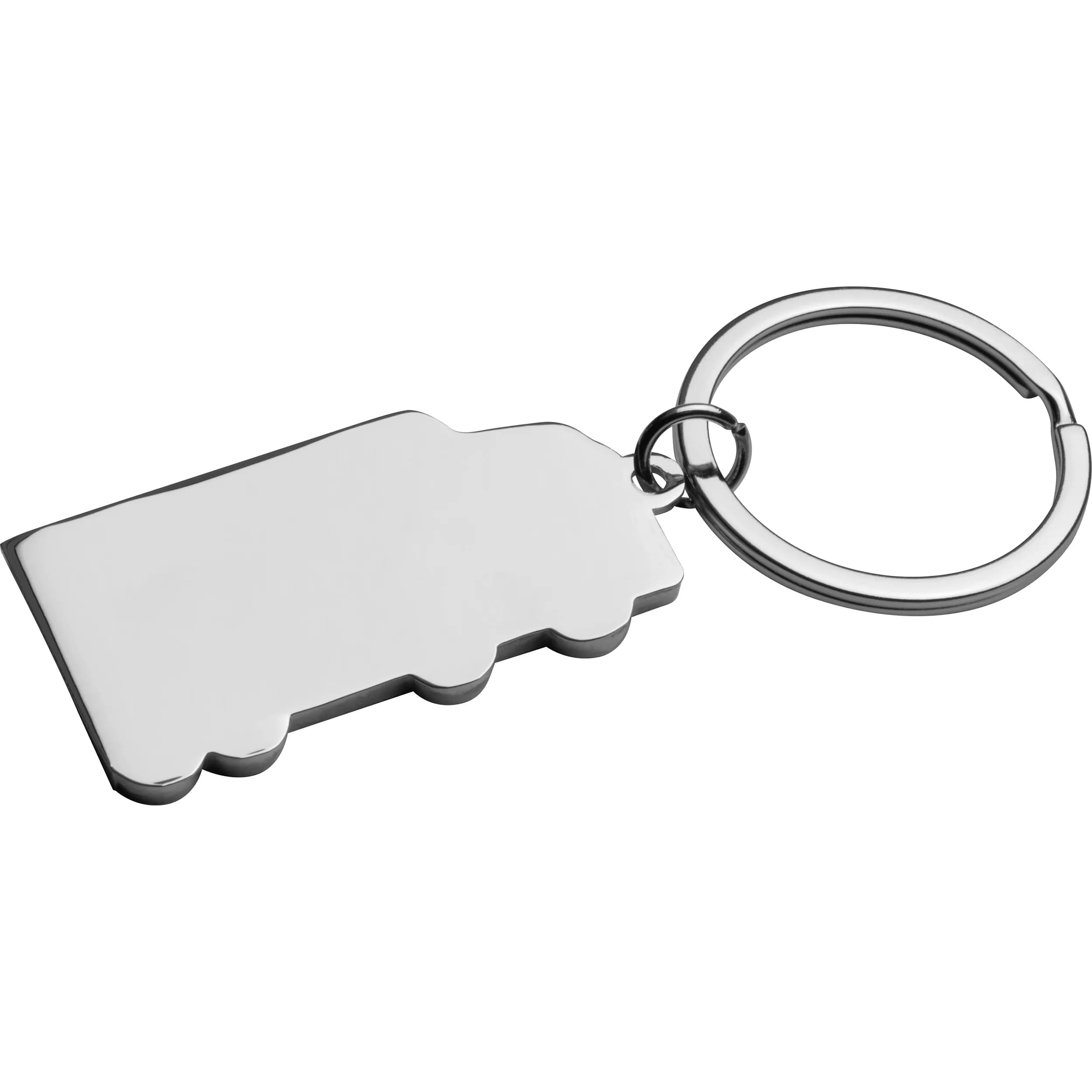 Metall Schlüsselanhänger LKW PAULINA - grau