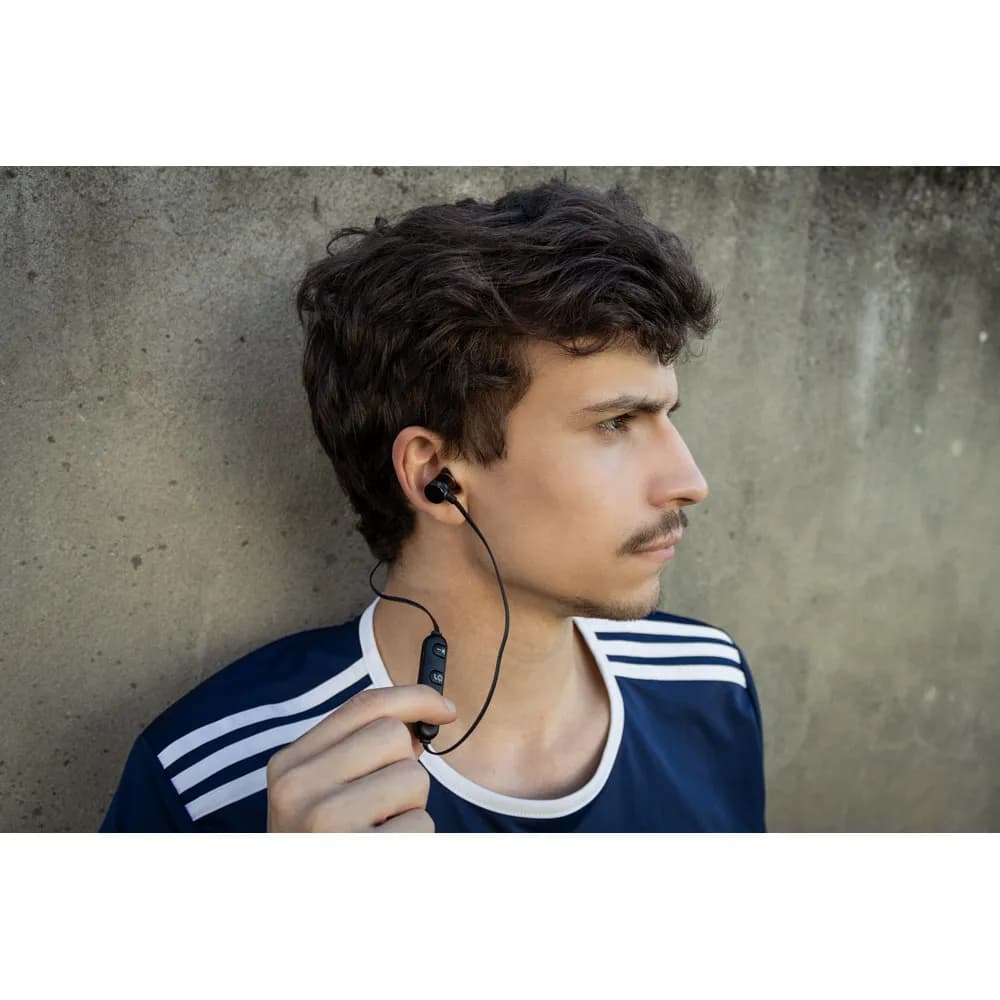 In-Ear Kopfhörer wireless und magnetisch mit 3 Stunden Akkulaufzeit am recyceltem ABS (100 % rABS) - OTTO - Schwarz