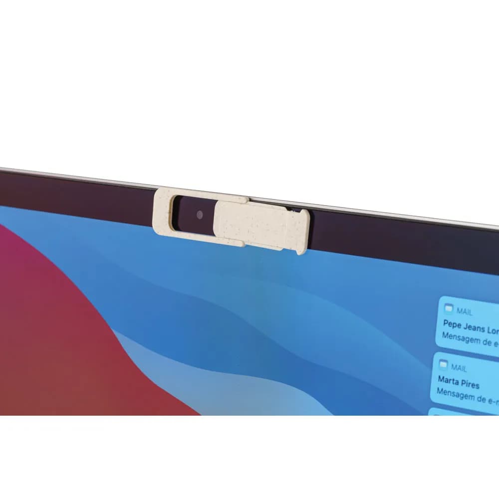 Webcam-Schutz aus Weizenstrohfaser und PP - TOWNES - Natur