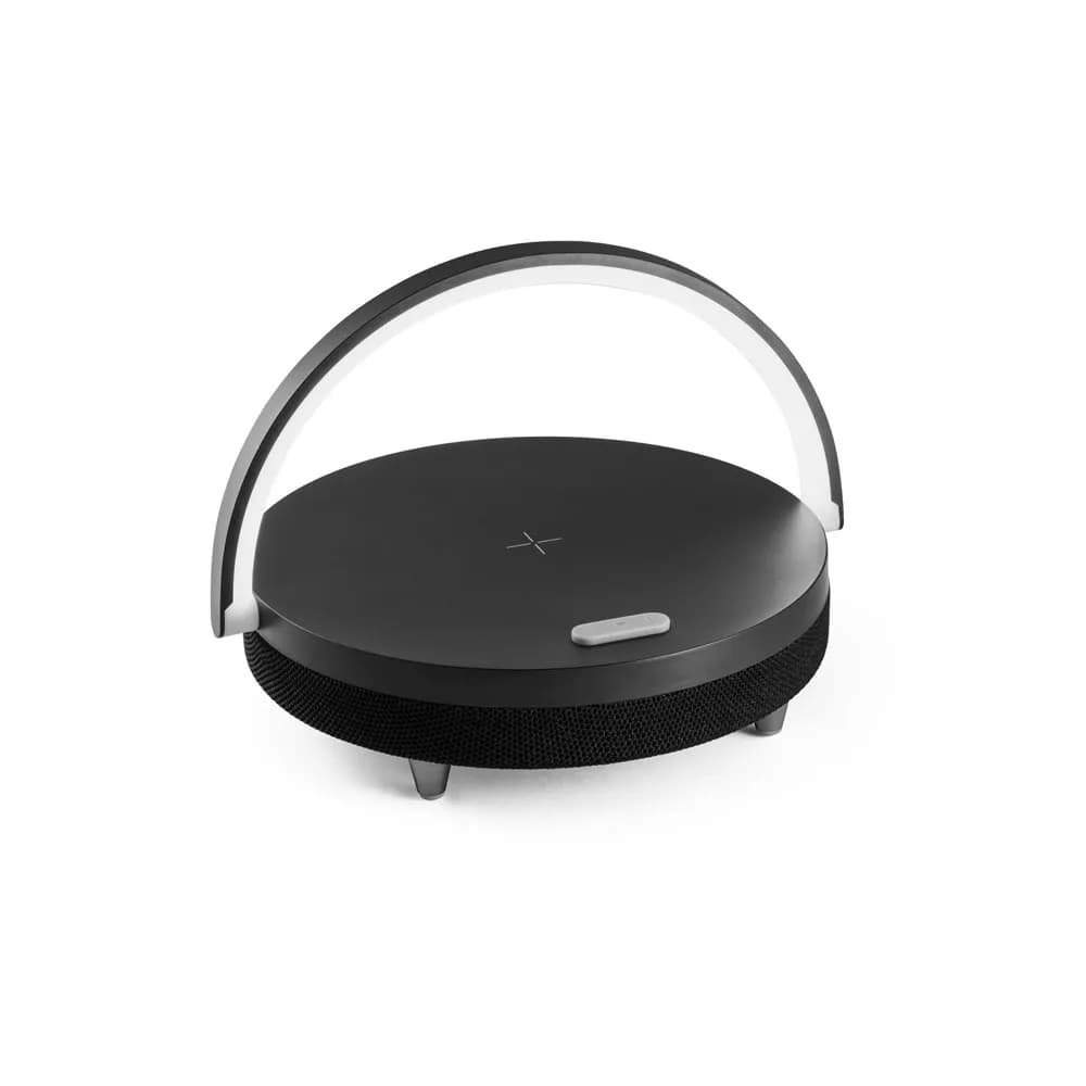 Lautsprecher 4-in-1 aus ABS, PP und Stoff - BLASTY - Schwarz