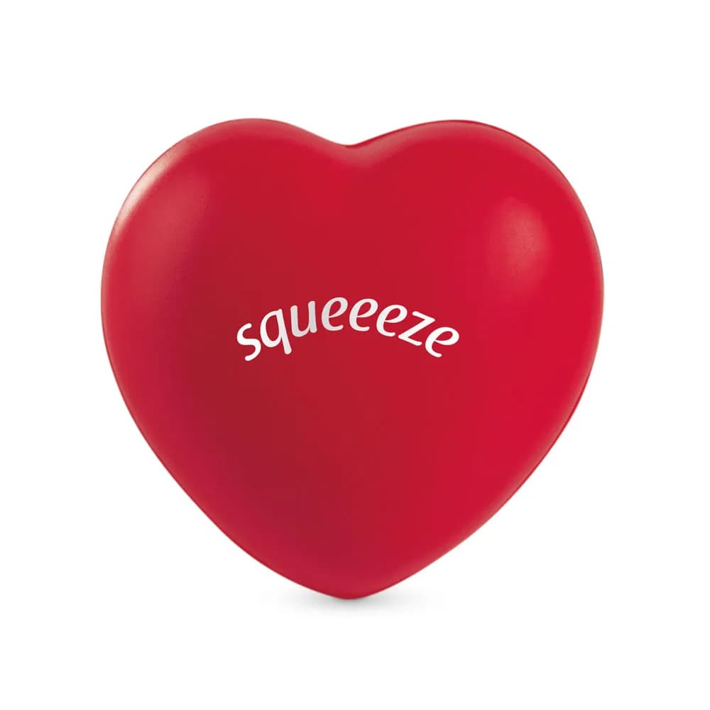 Anti-Stressball aus PU - DEEP - Rot