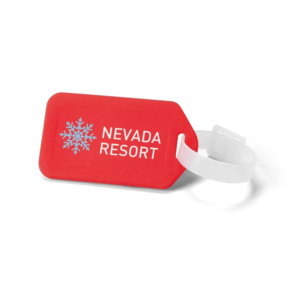 Gepäckanhänger aus PP - FINDO - Rot