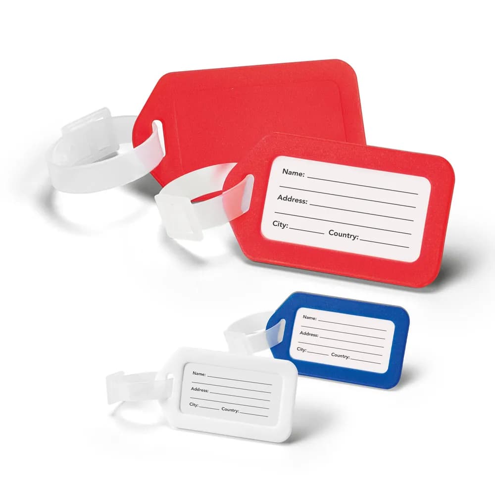 Gepäckanhänger aus PP - FINDO - Rot