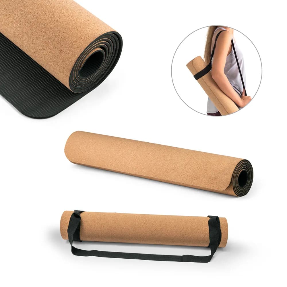 Yogamatte aus Kork und TPE. Bis zu 3.7 mm - GERES - Natur