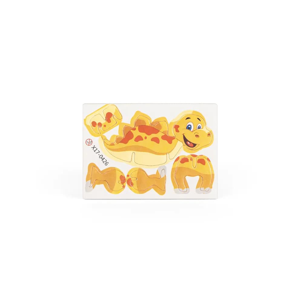 3D-Puzzle in Dinosaurierform aus Papier - DINOSAURUS - Natur