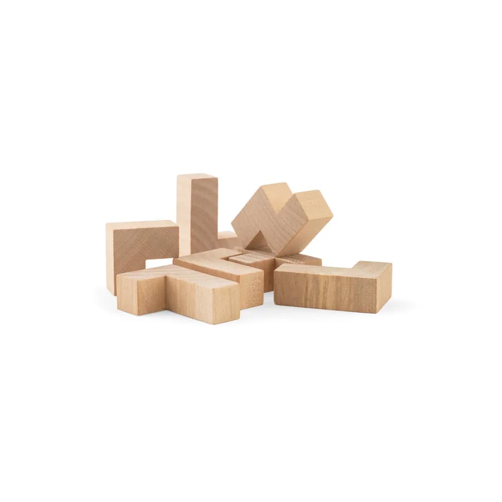 Holzpuzzle bestehend aus 7 Teilen - OMBER - Natur