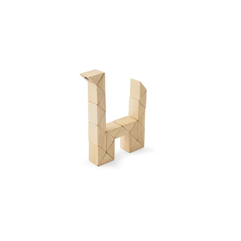 Holzpuzzle bestehend aus 24 Teilen - THINKO - Natur