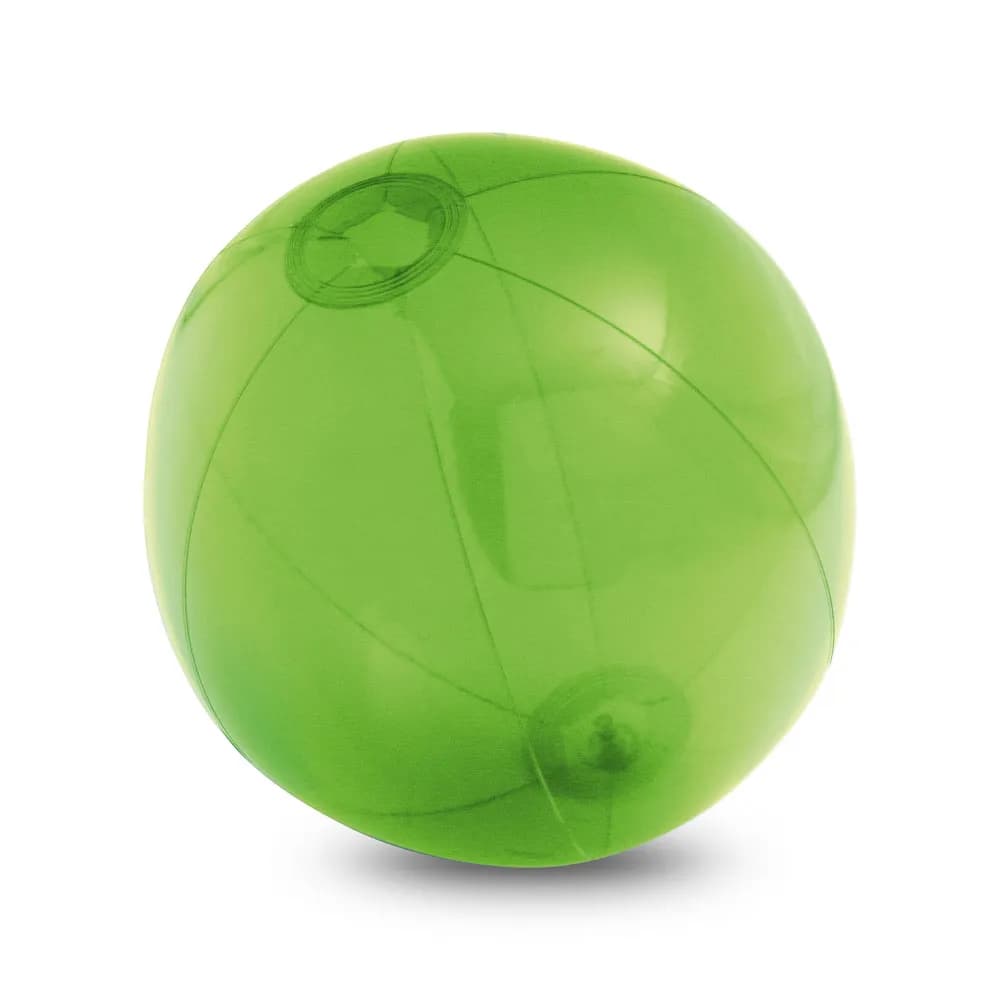 Strandball aufblasbar aus lichtdurchlässigem PVC - PECONIC - Hellgrün