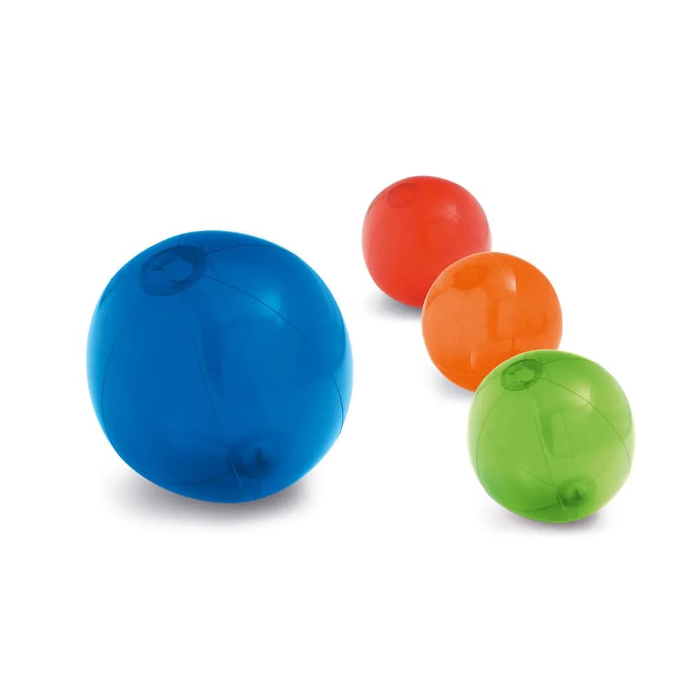 Strandball aufblasbar aus lichtdurchlässigem PVC - PECONIC - Blau