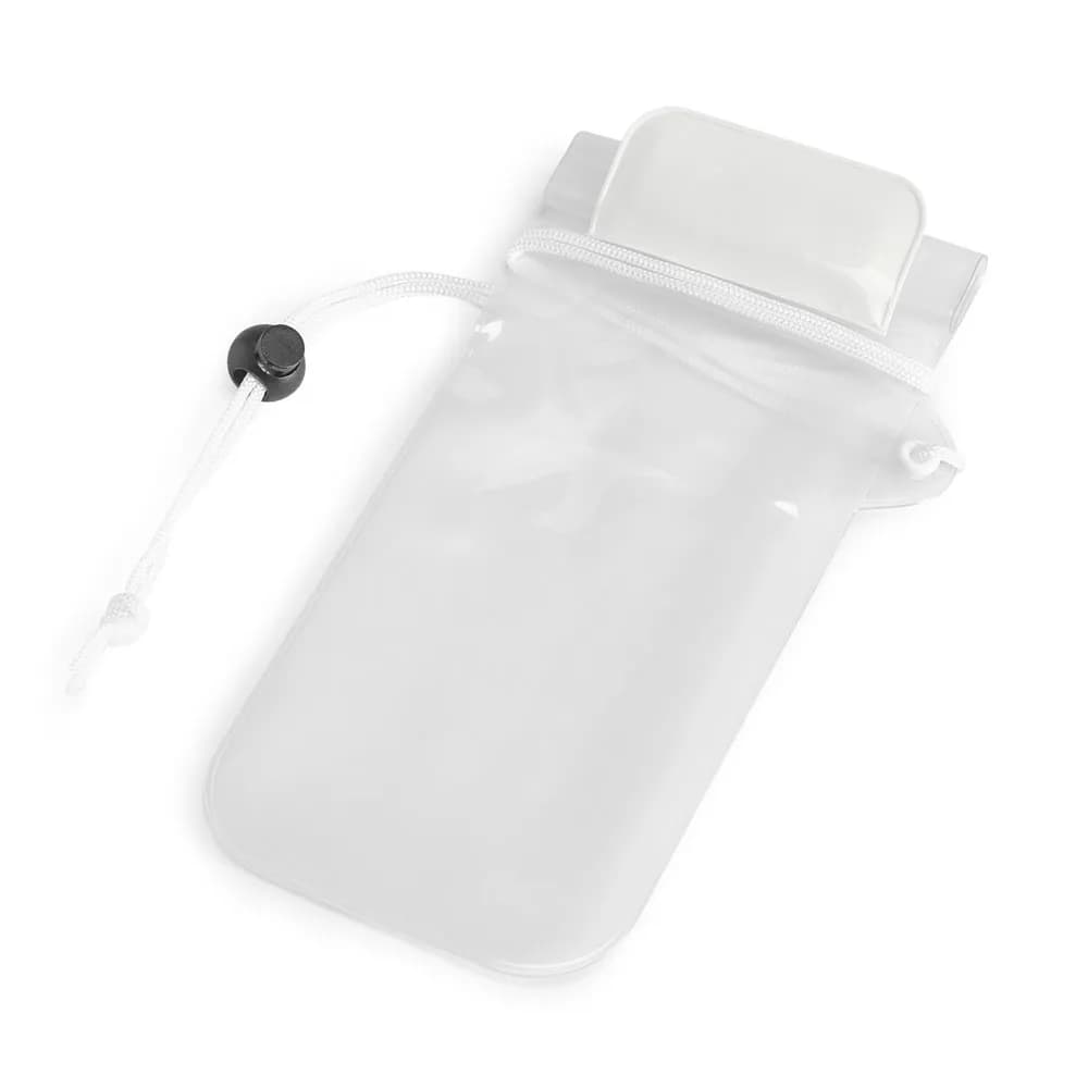 Wasserfeste PVC-Handytasche - EGEU - Weiß