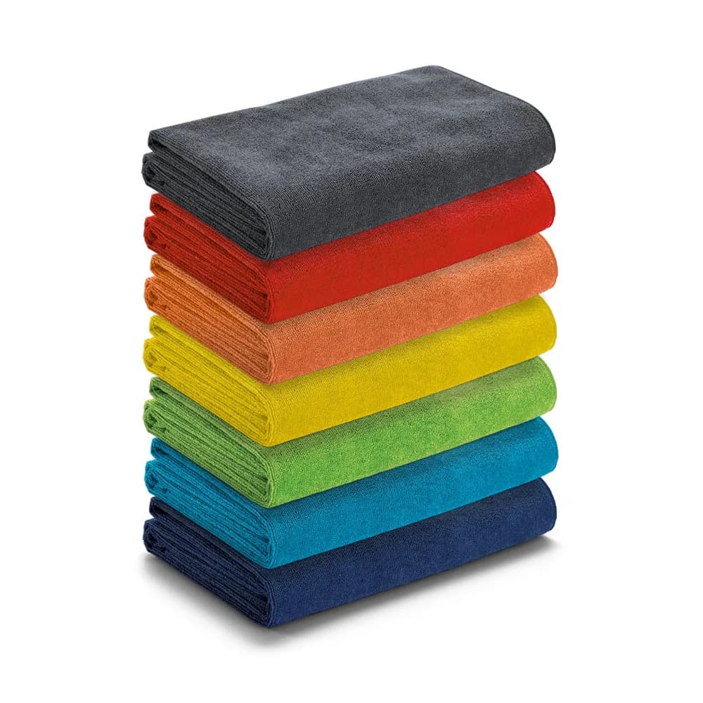 Strandtuch aus Mikrofaser (250 g/m²) - CALIFORNIA - Blau