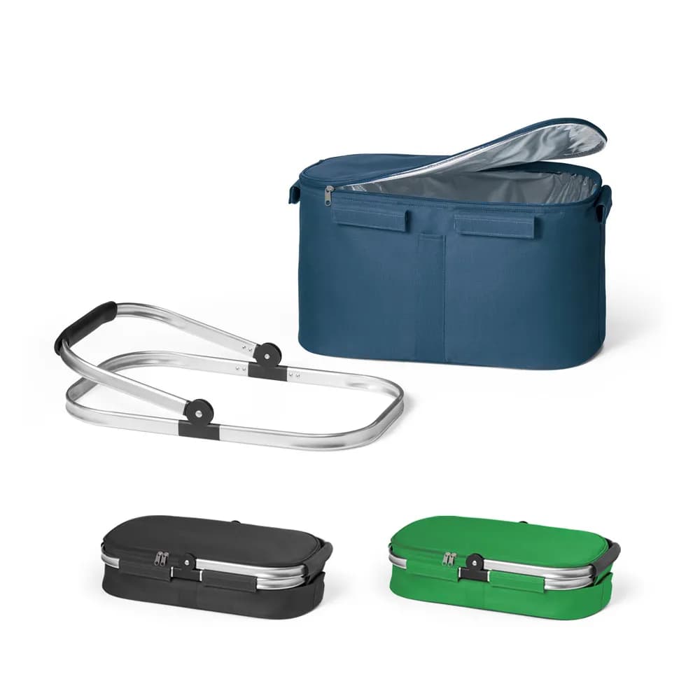 Flexibler Picknickkorb aus 600D 25 L - BASKIT - Schwarz