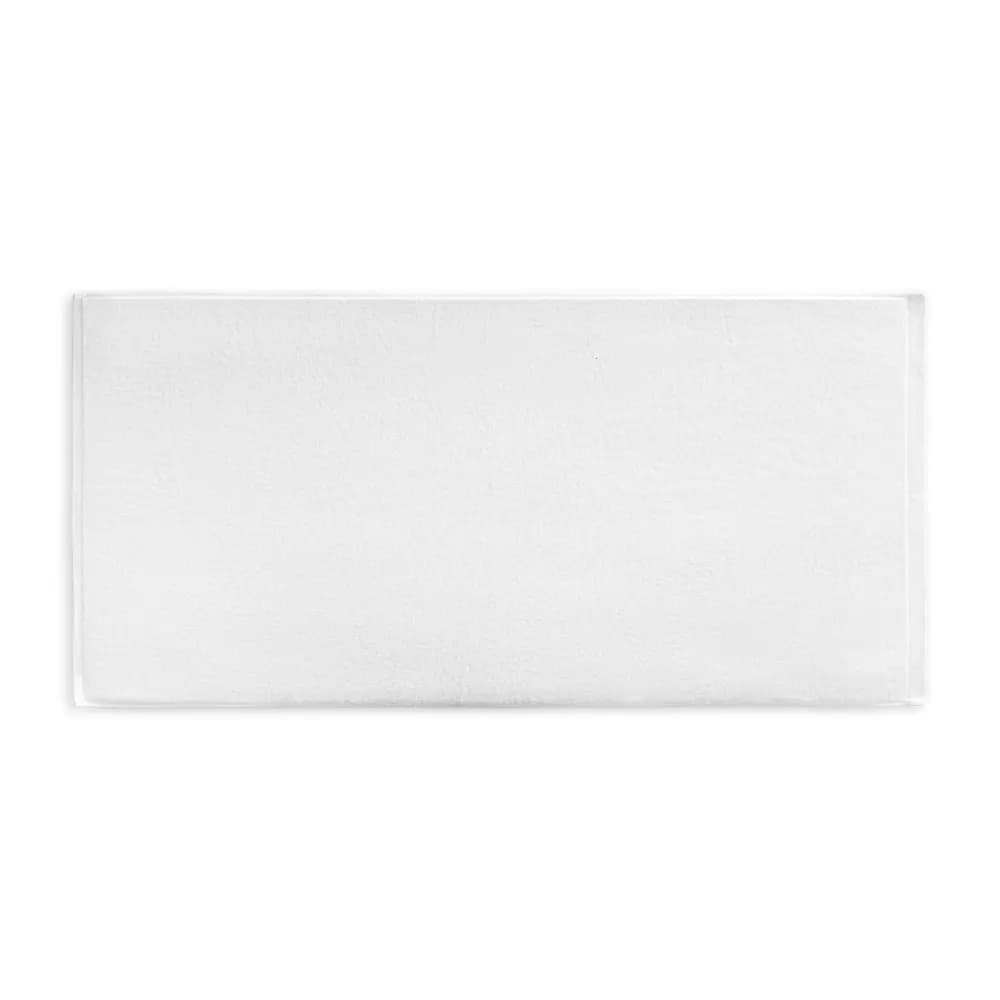 Badehandtuch (500g/m²) aus Baumwolle (82%) und recycelter Baumwolle (18%) - BARDEM L - Weiß