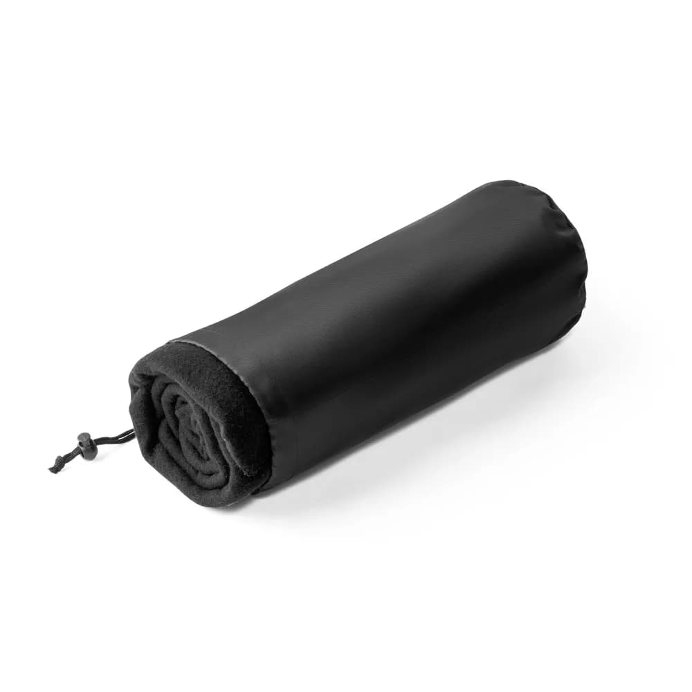 Polar-Decke (180 g/m²) aus Polyester (100% rPET) - GALLIOT - Schwarz