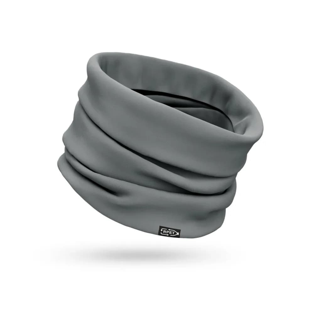 Multifunktionstuch aus recyceltem Polyester (100% rPET) (120 g/m²) - KOLKATA - Grau