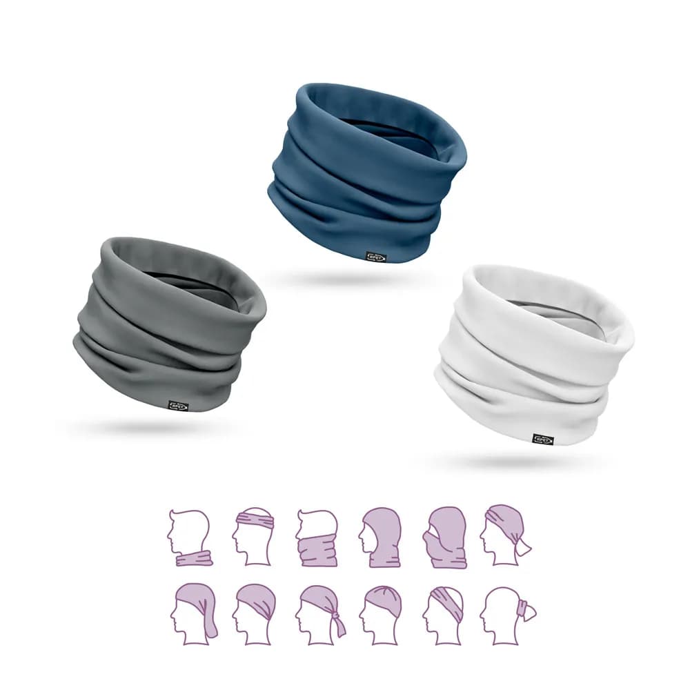 Multifunktionstuch aus recyceltem Polyester (100% rPET) (120 g/m²) - KOLKATA - Blau