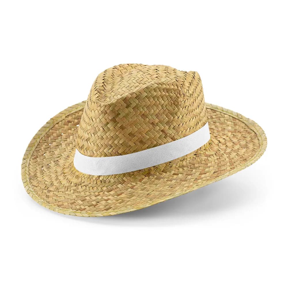 Strohhut aus Naturstroh - JEAN POLI - Weiß