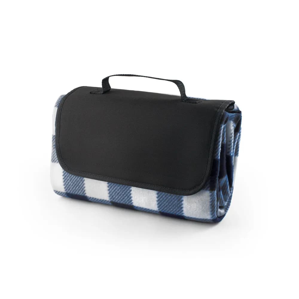EPE-beschichtete Picknickdecke (180 g/m²) mit Muster - RILEY II - Blau