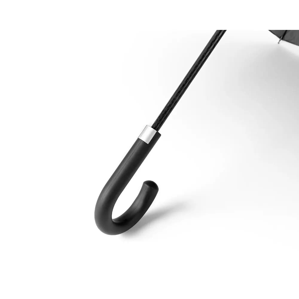 Schirm aus 190T Pongee mit automatischer Öffnung - ALBERT - Schwarz