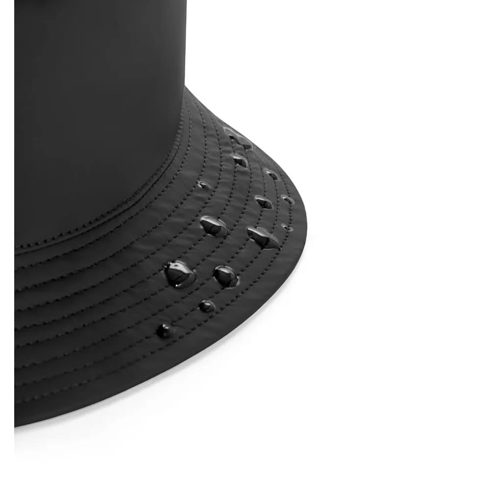 Hut aus recyceltem Polyester (100% rPET) - MASON - Schwarz